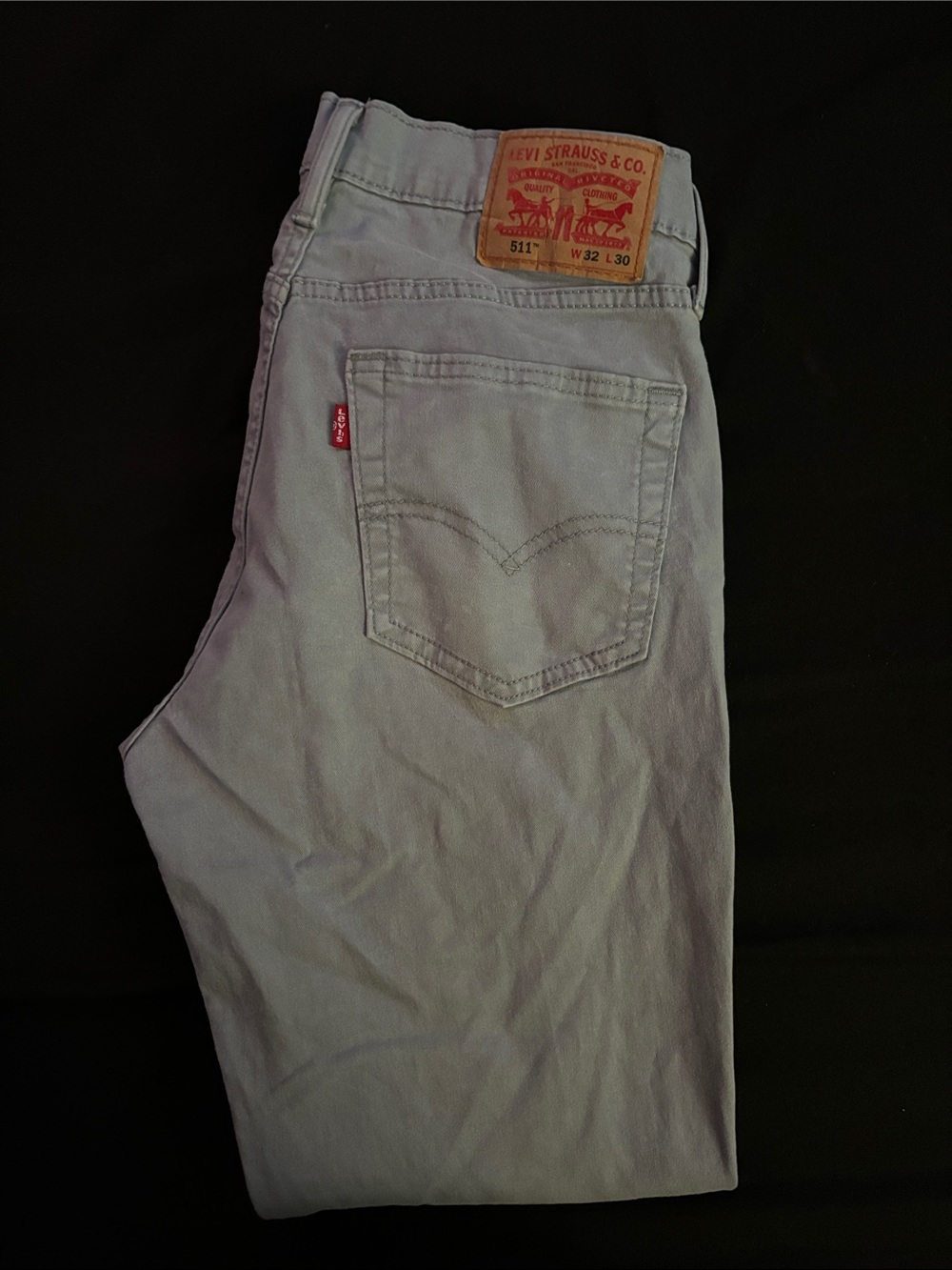 Levi's 511 Slim Straight Jeans - Light Gray